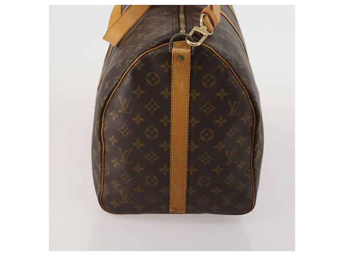 LOUIS VUITTON Monogram Keepall Bandouliere 60 Boston Bag M41412 LV Auth ep14932 Monogramma - vista 3