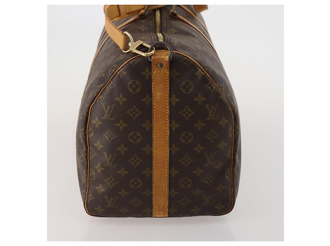 LOUIS VUITTON Monogram Keepall Bandouliere 60 Boston Bag M41412 LV Auth ep14932 Monogramma - vista 4