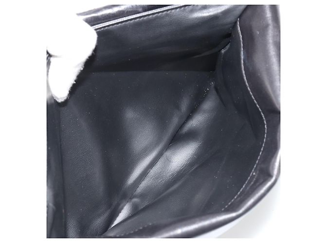 Borsa a Spalla con Catena BALLY in Pelle Nera e Oro Auth 190641A Nero D'oro - vista 22
