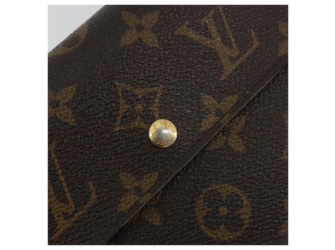 LOUIS VUITTON Monogram Porte Tresor Etui Papie Wallet M61202 LV Auth 188664A Monogramma - vista 17
