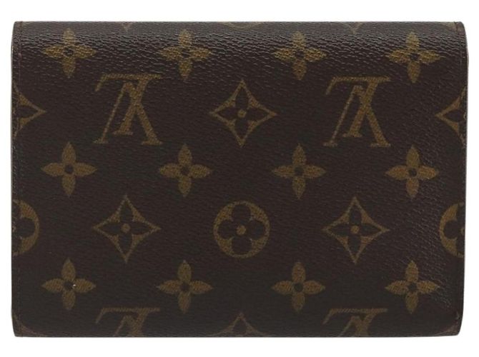 LOUIS VUITTON Monogram Porte Tresor Etui Papie Wallet M61202 LV Auth 188664A Monogramma - vista 2