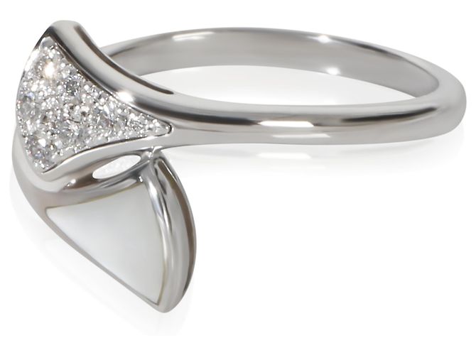 Bulgari BVLGARI Diva's Dream Ring aus Weißgold, Perlmutt und Diamanten - Ansicht 3