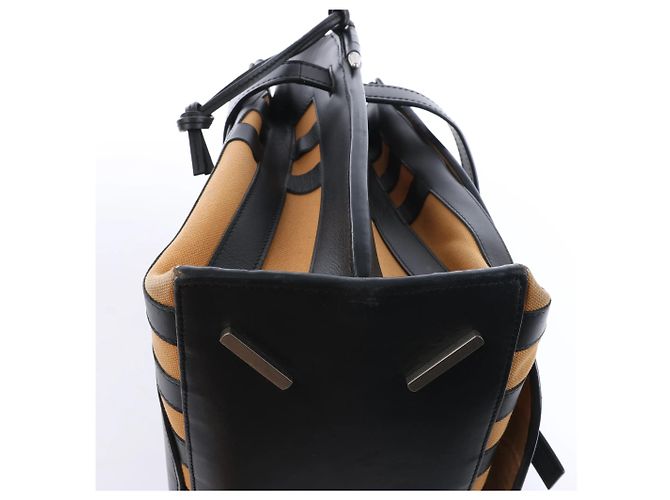 Borsa a mano 2Way in pelle LOEWE Gate Top Handle nera Marrone - vista 14