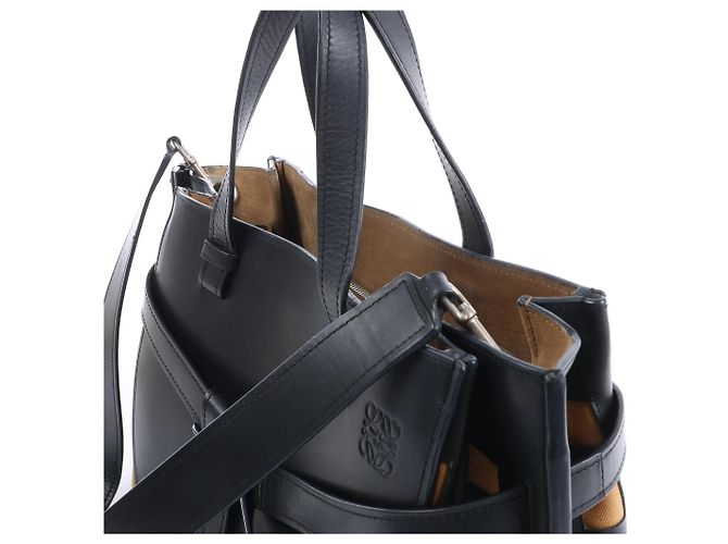 Borsa a mano 2Way in pelle LOEWE Gate Top Handle nera Marrone - vista 3