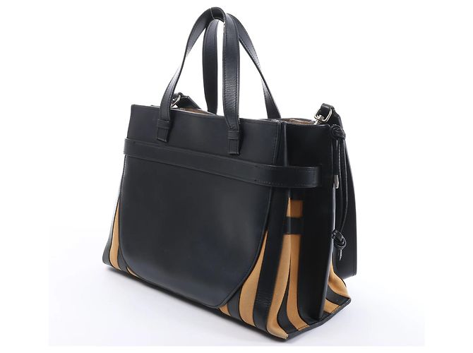 Borsa a mano 2Way in pelle LOEWE Gate Top Handle nera Marrone - vista 4