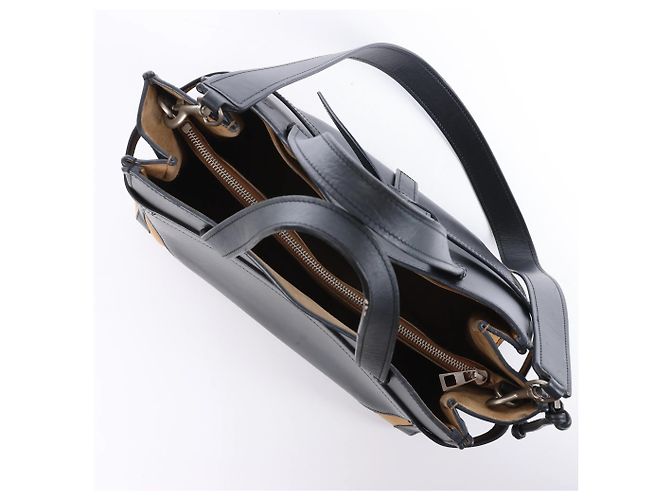 Borsa a mano 2Way in pelle LOEWE Gate Top Handle nera Marrone - vista 7