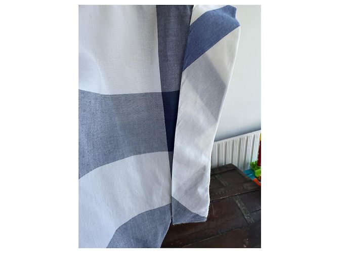Camicia Burberry Brit a quadri blu e bianchi Bianco - vista 6
