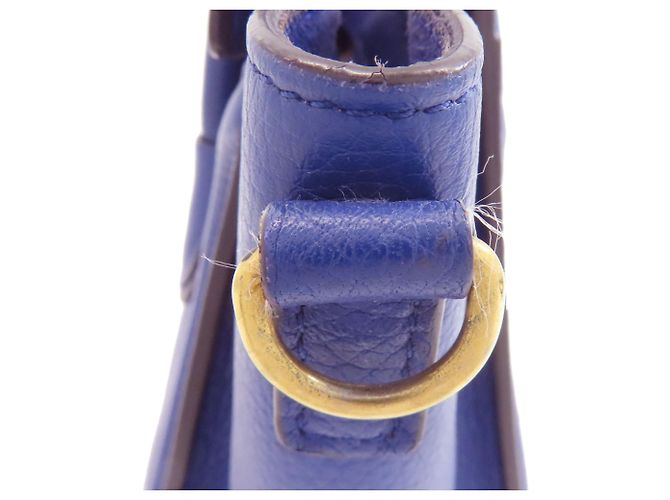 Céline Borsa a 2 vie Nano Luggage Celine Blu - vista 13