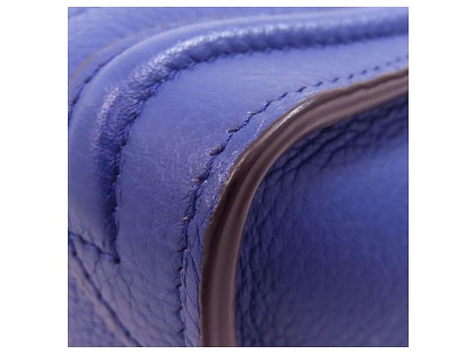 Céline Borsa a 2 vie Nano Luggage Celine Blu - vista 17