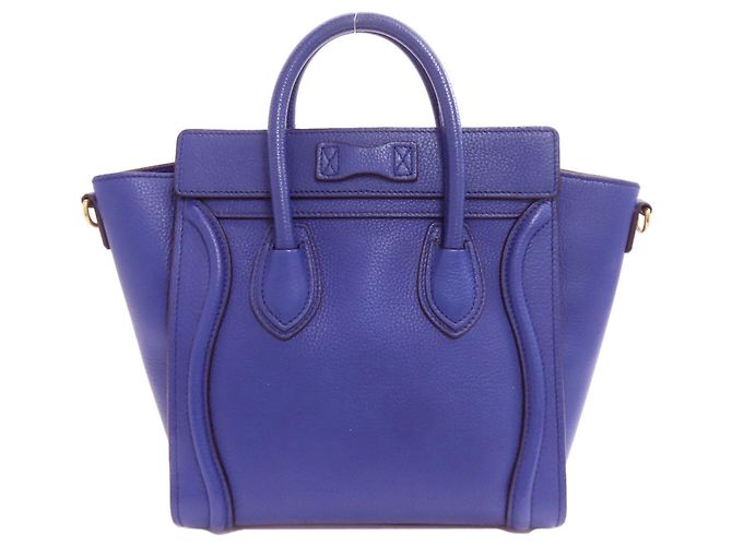 Céline Borsa a 2 vie Nano Luggage Celine Blu - vista 2