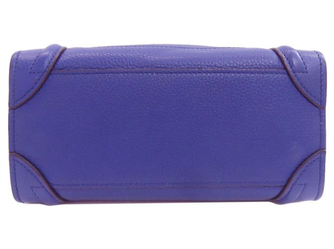 Céline Borsa a 2 vie Nano Luggage Celine Blu - vista 4