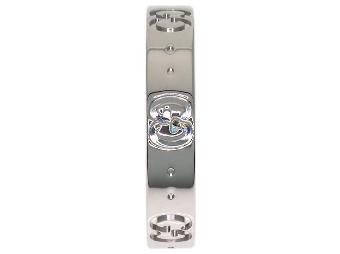 Anello Icon Band Gucci in oro bianco 18K - vista 3