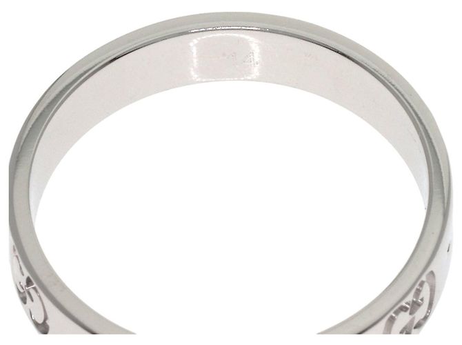 Anello Icon Band Gucci in oro bianco 18K - vista 5