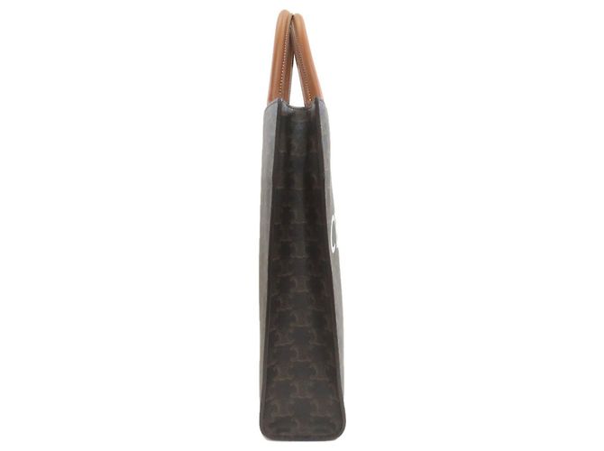Céline Celine Vertical Cabas 2-Way Handtasche Braun Dunkelbraun - Ansicht 3