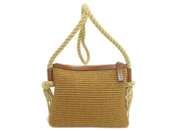 Pochette e borsa a tracolla Marni Tropicalia Marcel Zip Marrone - vista 2