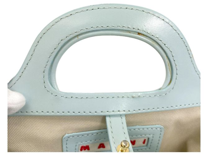 Borsa 2 Way Marni Tropicalia Blu chiaro - vista 15