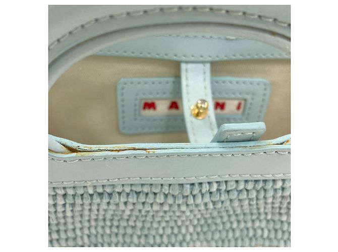 Borsa 2 Way Marni Tropicalia Blu chiaro - vista 8