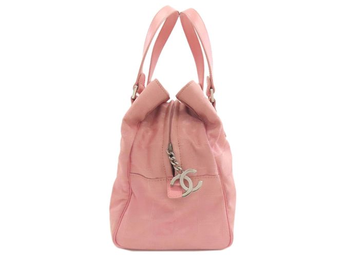 Nuova borsa da viaggio Chanel Rosa - vista 3