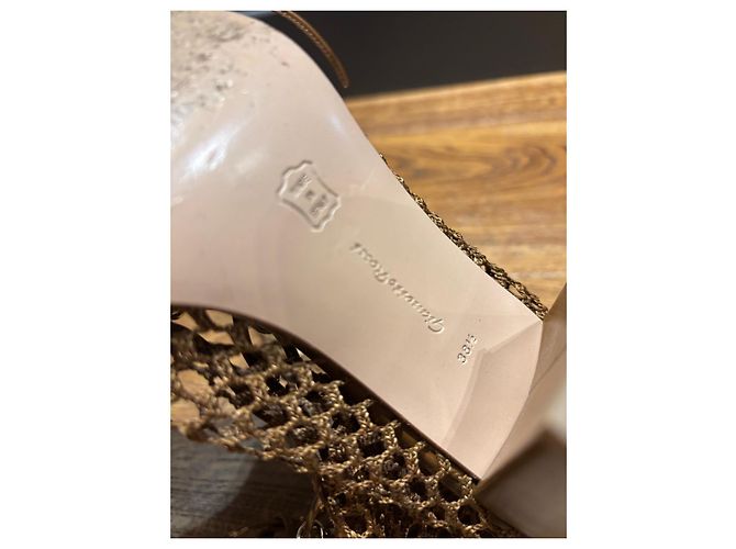 Stivaletti con lacci in mesh marrone Gianvito Rossi - vista 3