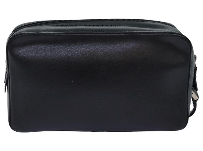Clutch Vintage Versace in pelle Nero - vista 2