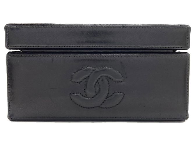 Borsa a tracolla Chanel Matelassé con finiture dorate Nero - vista 4