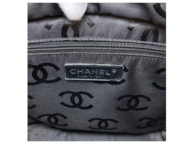 Chanel Cambon Line Tote Bag Schwarz Beige - Ansicht 6