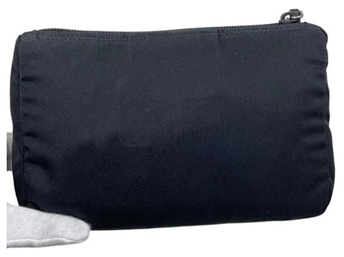 Pochette in nylon nero Prada - vista 11