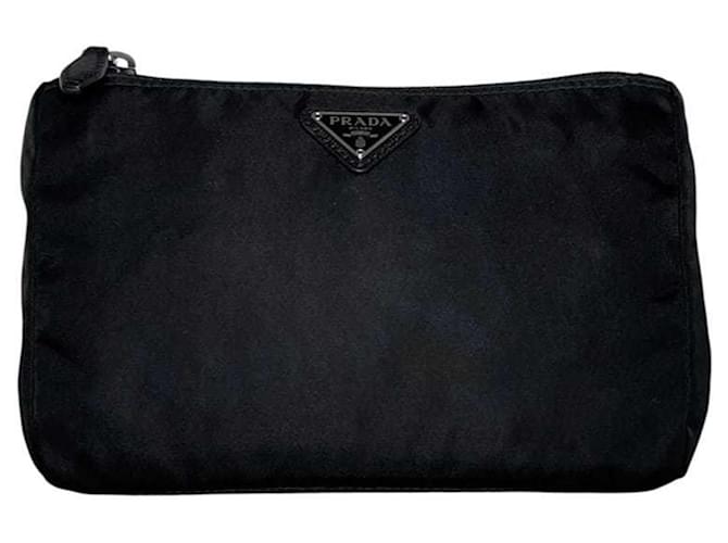 Pochette in nylon nero Prada - vista 2