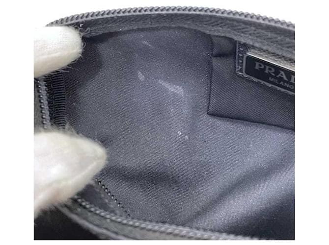 Pochette in nylon nero Prada - vista 5