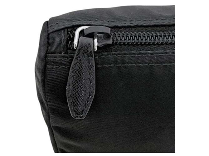 Pochette in nylon nero Prada - vista 8