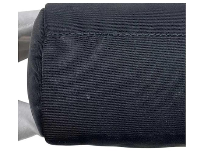 Pochette in nylon nero Prada - vista 9