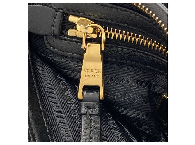 Prada 1BH046 Borsa a Spalla Ribbon Nero - vista 11