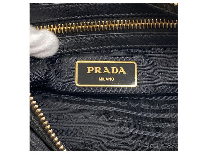 Prada 1BH046 Borsa a Spalla Ribbon Nero - vista 7