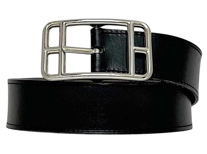 Hermès Hermes Cap Cod Leather Belt Brown Black - view 2