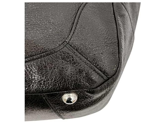 Borsa Tote Prada Chain marrone - vista 10