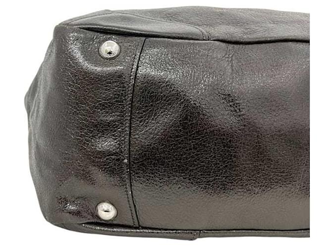 Borsa Tote Prada Chain marrone - vista 11