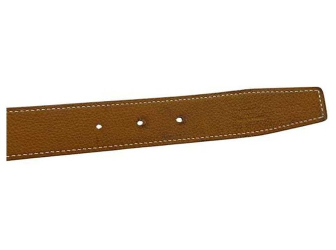 Constance Hermès Cintura H Hermes in nero e marrone - vista 8