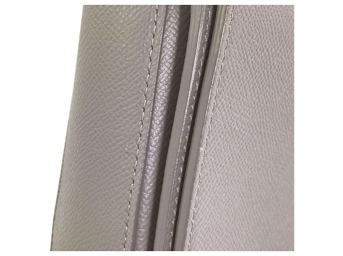 Borsa a tracolla in pelle grigia Balenciaga Marrone - vista 11