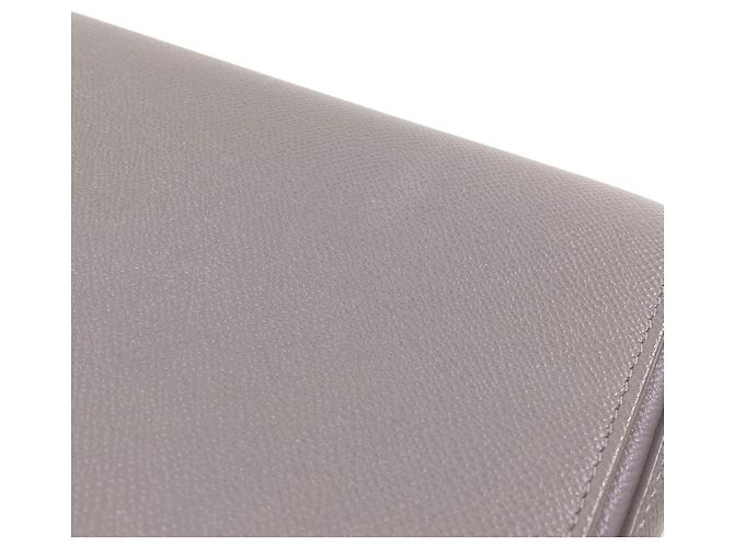 Borsa a tracolla in pelle grigia Balenciaga Marrone - vista 12
