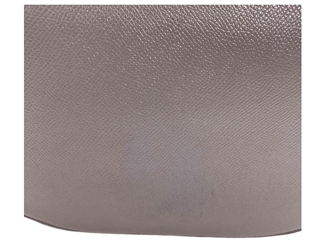 Borsa a tracolla in pelle grigia Balenciaga Marrone - vista 13