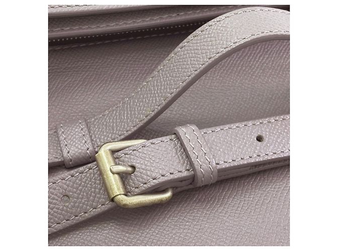 Borsa a tracolla in pelle grigia Balenciaga Marrone - vista 17