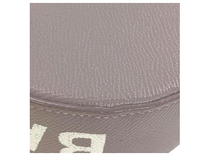 Borsa a tracolla in pelle grigia Balenciaga Marrone - vista 19