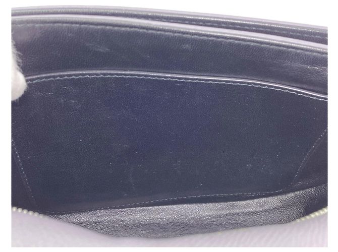 Borsa a tracolla in pelle grigia Balenciaga Marrone - vista 7