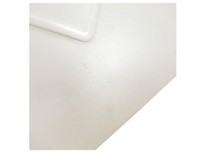 Borsa 2-way Prada con triangolo in rilievo Bianco - vista 10