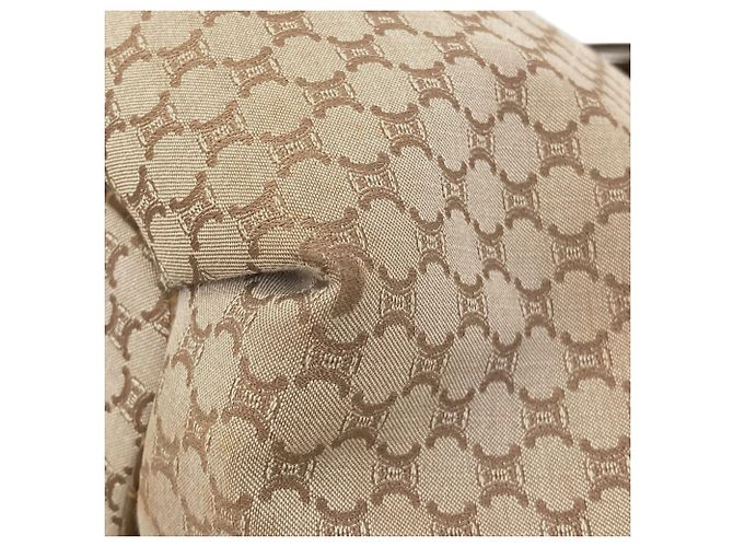 Céline Celine Macadam Muster Canvas Tote Bag Beige - Ansicht 19