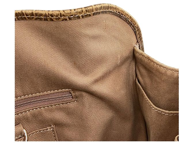 Céline Celine Macadam Muster Canvas Tote Bag Beige - Ansicht 8