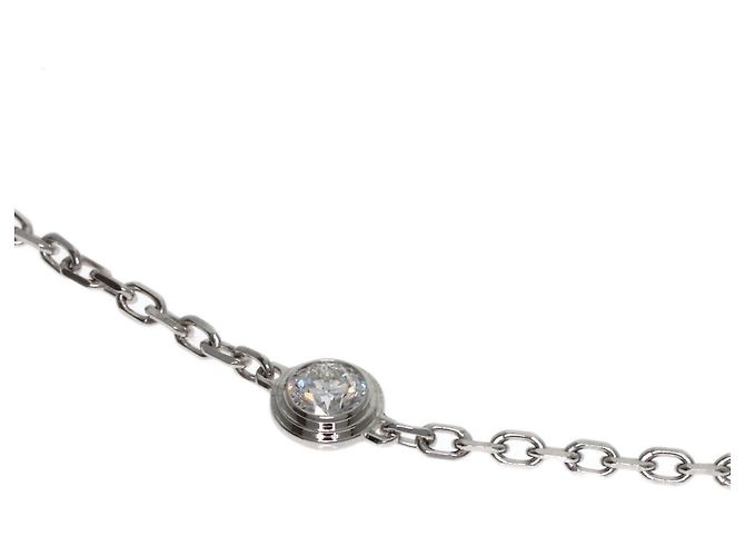 Bracciale Cartier Damour Diamants Légers SM Diamond Bianco - vista 2