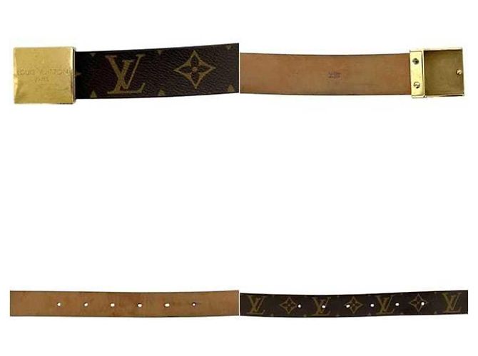 Louis Vuitton Monogram Canvas Standard Belt Brown - view 5