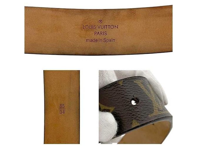 Louis Vuitton Monogram Canvas Standard Belt Brown - view 7