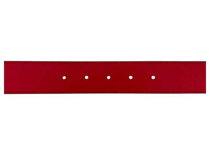 Cinturón Gucci de cuero rojo Roja - vista 6